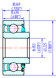 204RY2 Agricultural Ball Bearings