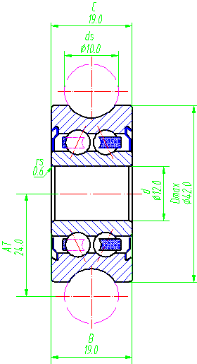 LFR5301-10ZZ, LFR5201-10-2RS track roller